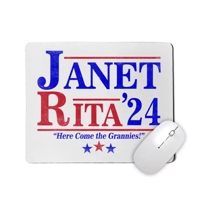 Janet And Rita 2024 Here Come The Grannies Mousepad