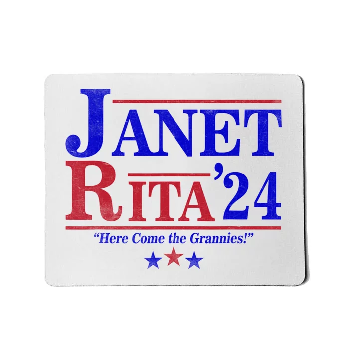 Janet And Rita 2024 Here Come The Grannies Mousepad