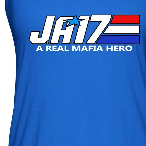 Ja17 A Real Mafia Hero Ladies Essential Flowy Tank