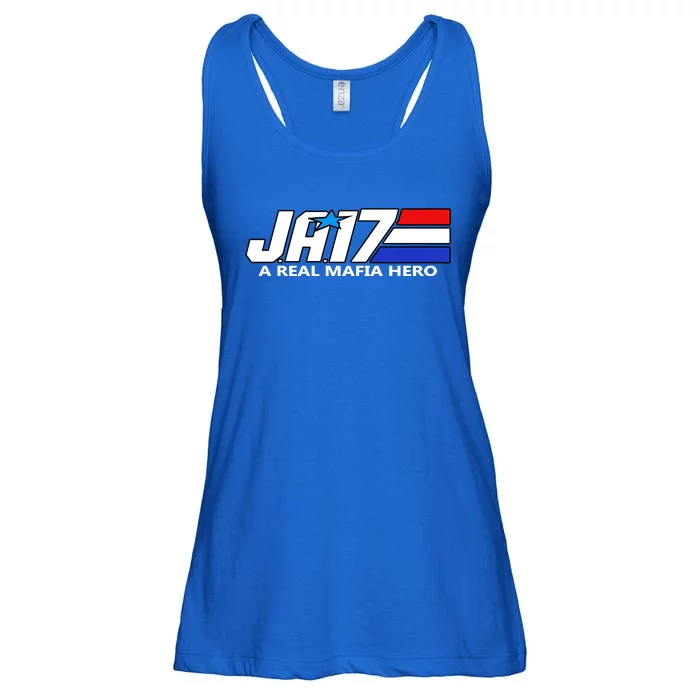 Ja17 A Real Mafia Hero Ladies Essential Flowy Tank