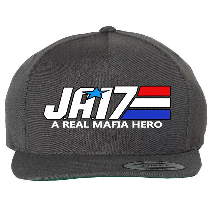 Ja17 A Real Mafia Hero Wool Snapback Cap