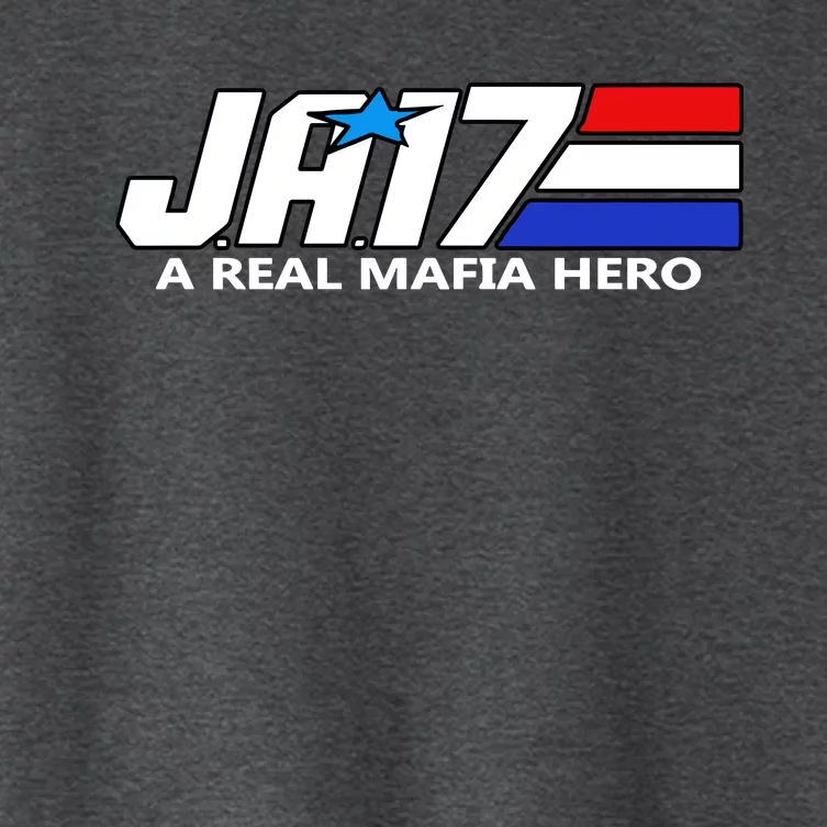 Ja17 A Real Mafia Hero Women's Crop Top Tee