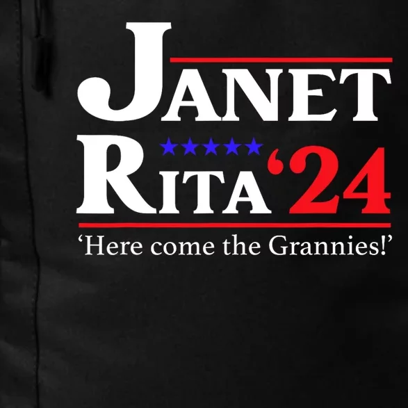 Janet And Rita 2024 Here Come The Grannies President Daily Commute Backpack