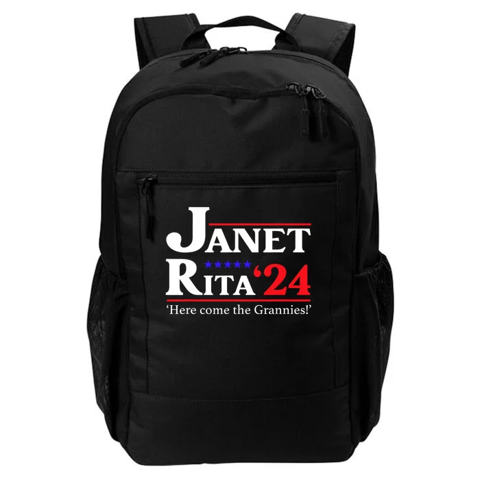 Janet And Rita 2024 Here Come The Grannies President Daily Commute Backpack