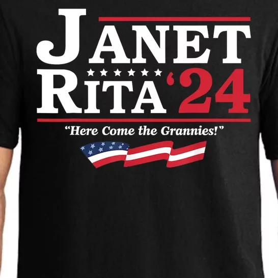 Janet And Rita For President 2024 Here Come The Grannies 24 Pajama Set