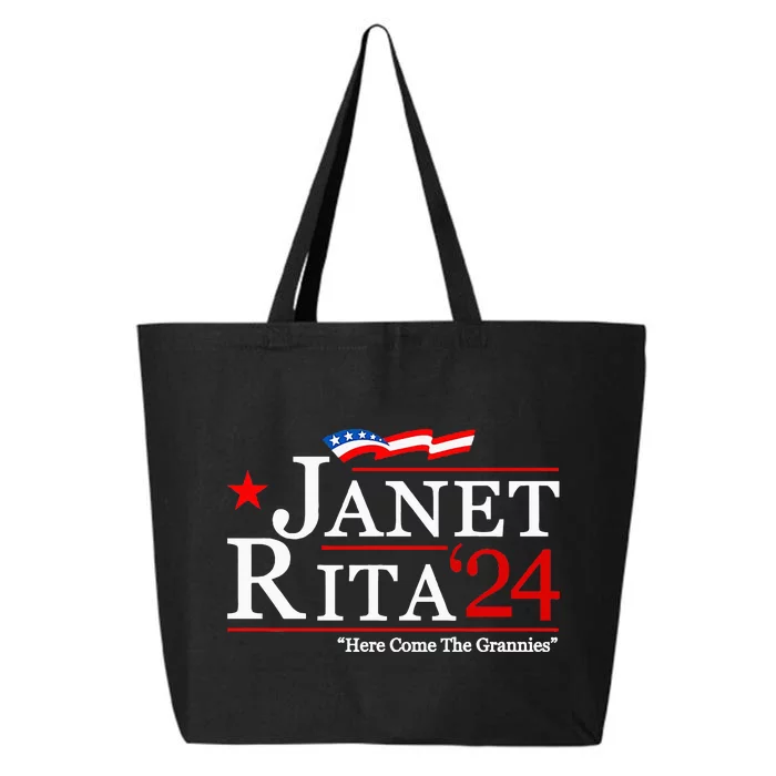 Janet And Rita For President 2024 25L Jumbo Tote