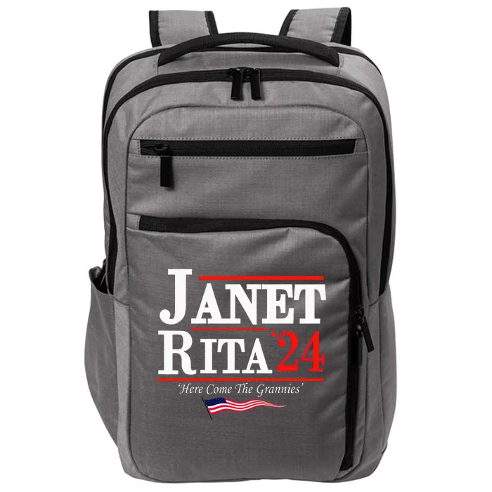 Janet And Rita 2024 Here Come The Grannies Impact Tech Backpack