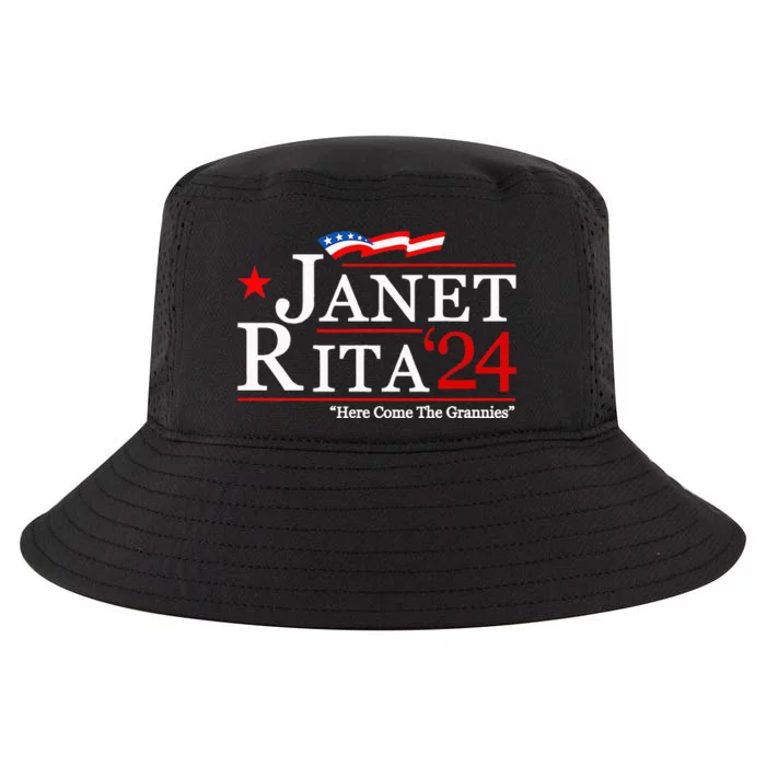 Janet And Rita For President 2024 Cool Comfort Performance Bucket Hat