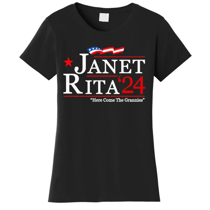 Janet And Rita For President 2024 Women's T-Shirt