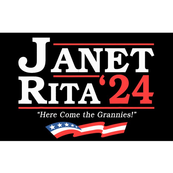 Janet And Rita 2024 Here Come The Grannies Bumper Sticker