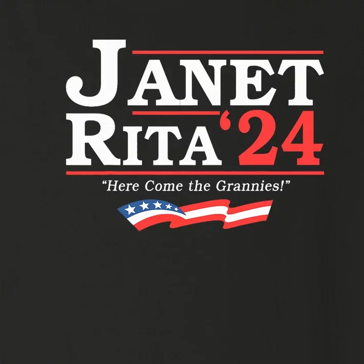 Janet And Rita 2024 Here Come The Grannies Toddler Long Sleeve Shirt