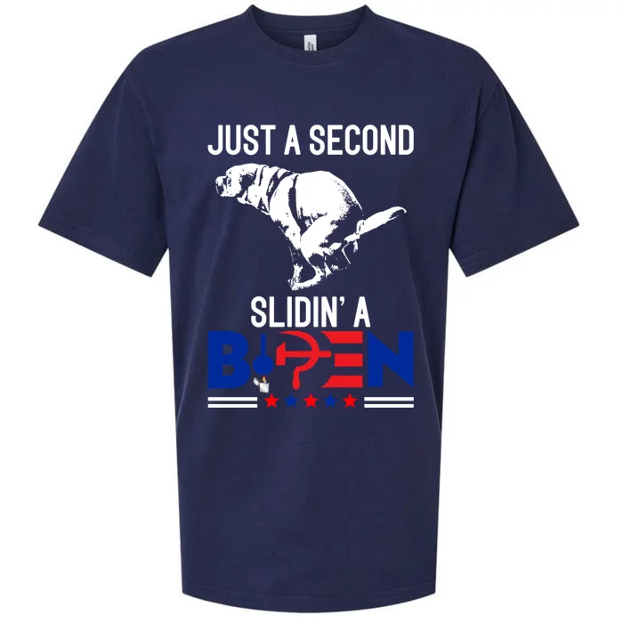 Just A Second Slidin' A Biden Sueded Cloud Jersey T-Shirt