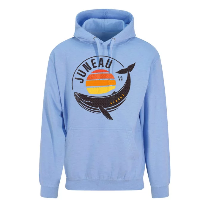 Juneau Alaska Souvenir Unisex Surf Hoodie