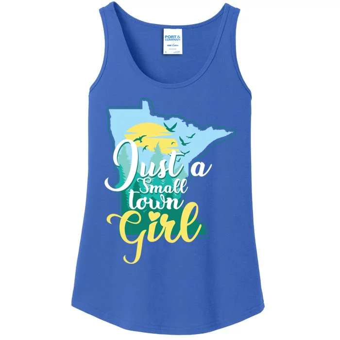 Just A Small Town Minnesota Gift Ladies Essential Tank