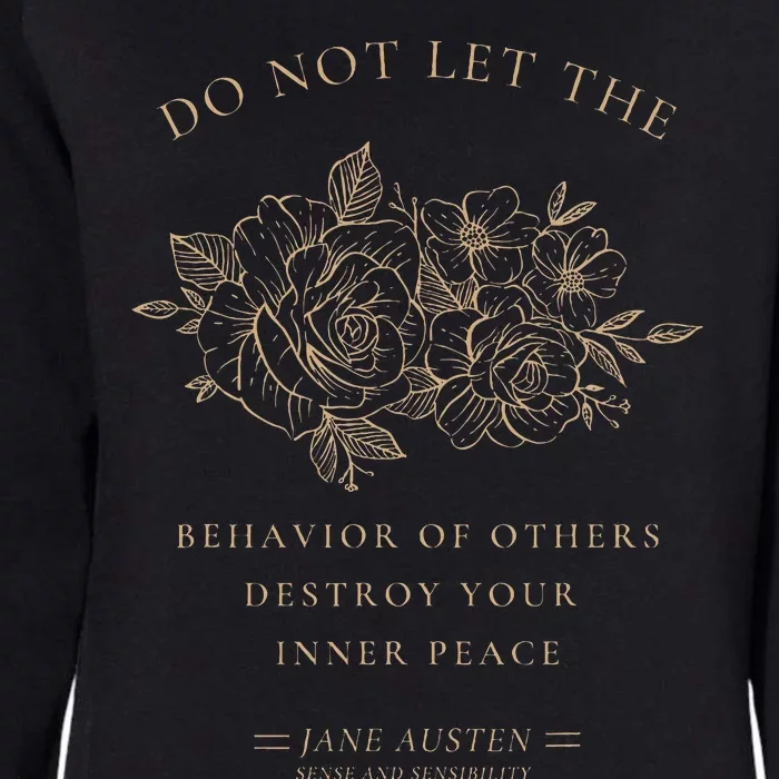 Jane Austen Sense and Sensibility Bookish Womens California Wash Sweatshirt