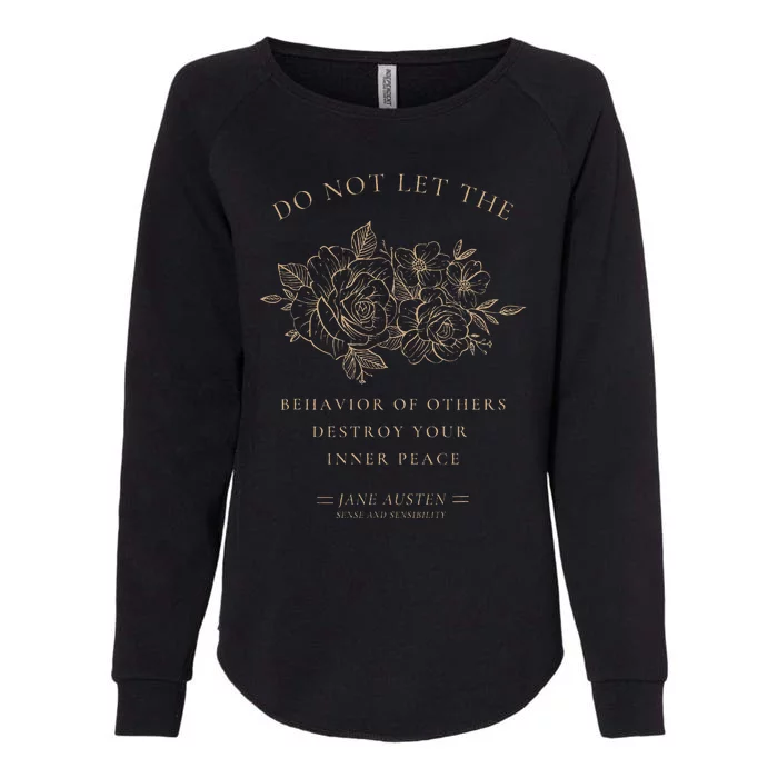 Jane Austen Sense and Sensibility Bookish Womens California Wash Sweatshirt