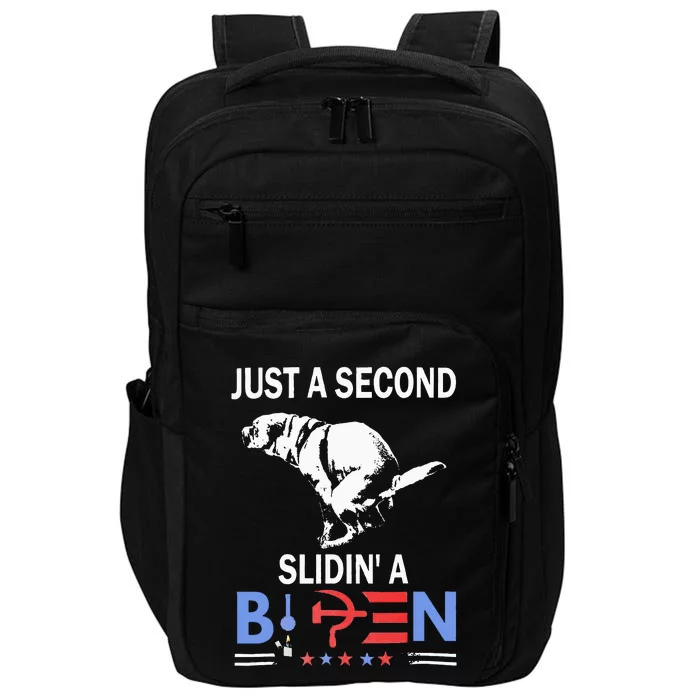 Just A Second Slidin A Biden Impact Tech Backpack