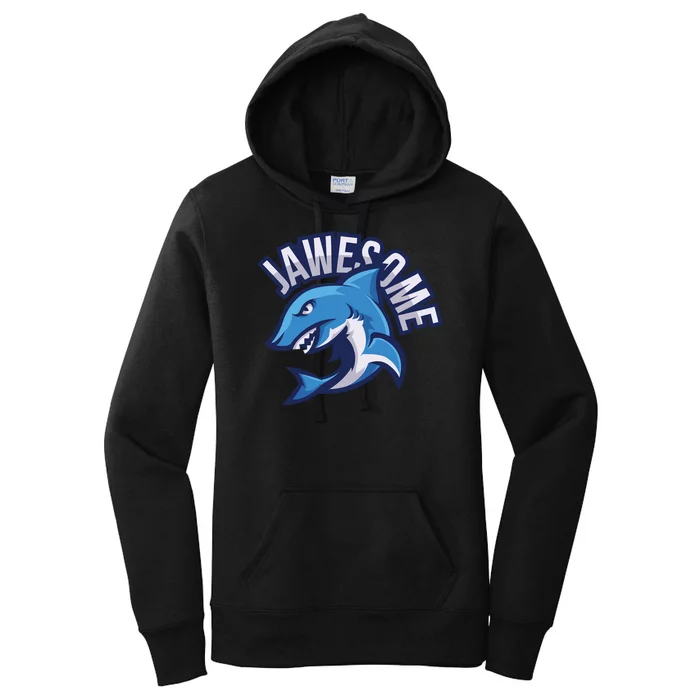 JaweSome Angry Shark Women's Pullover Hoodie