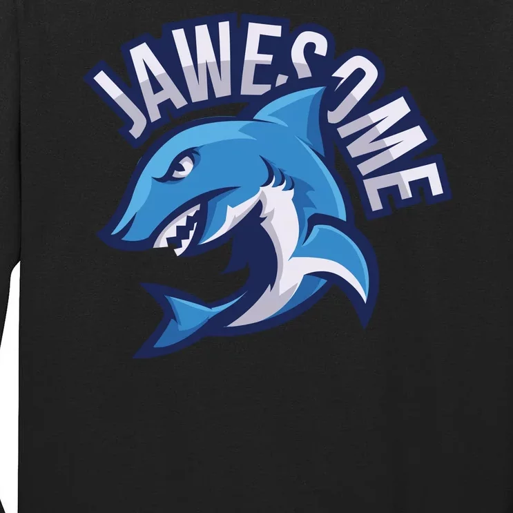 JaweSome Angry Shark Tall Long Sleeve T-Shirt