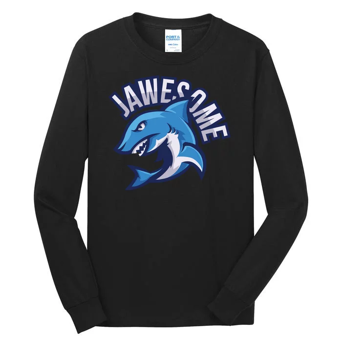 JaweSome Angry Shark Tall Long Sleeve T-Shirt