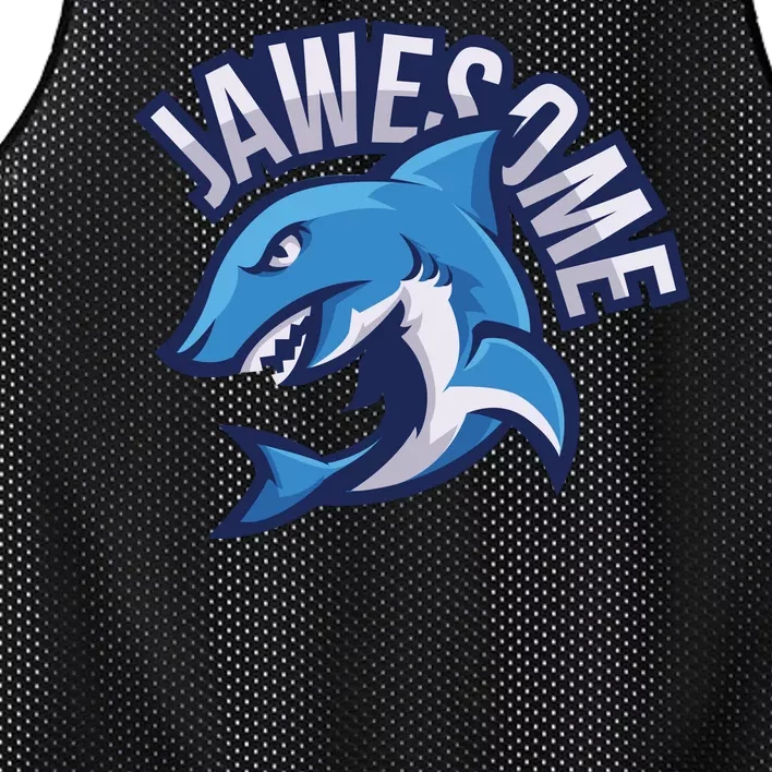 JaweSome Angry Shark Mesh Reversible Basketball Jersey Tank