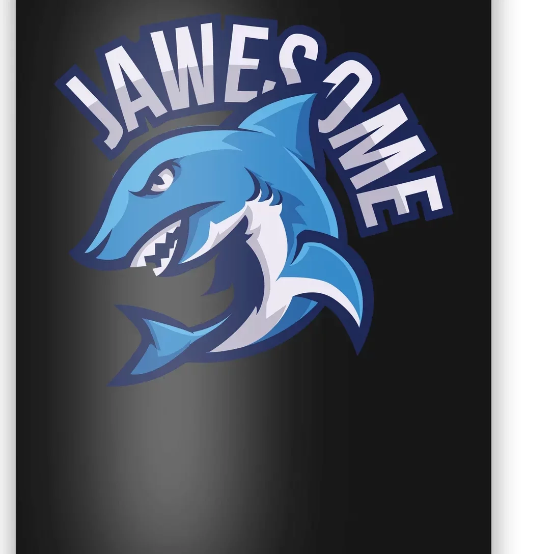 JaweSome Angry Shark Poster