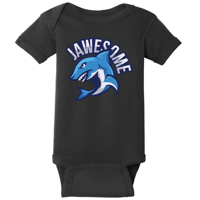 JaweSome Angry Shark Baby Bodysuit