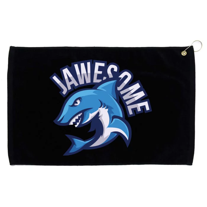 JaweSome Angry Shark Grommeted Golf Towel