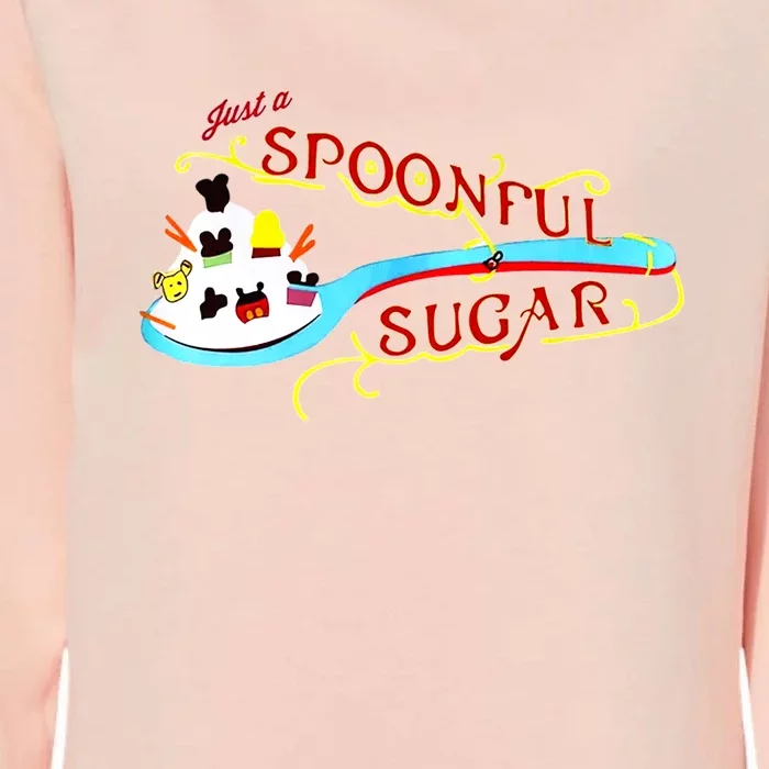 Just A Spoonful Of Sugar Graphic Tee Womens California Wash Sweatshirt