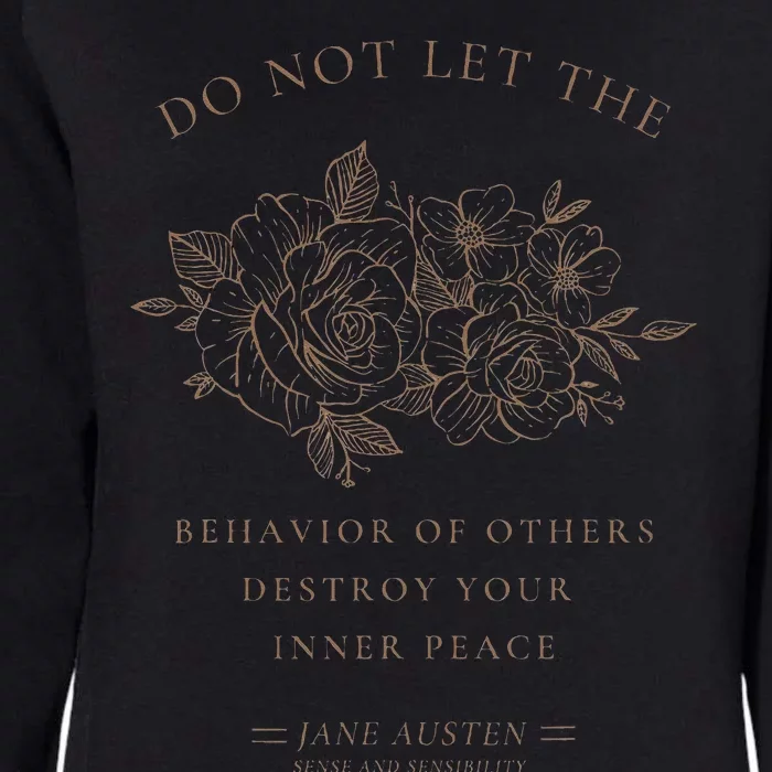 Jane Austen Sense And Sensibility Bookish Bookworm Novel Womens California Wash Sweatshirt