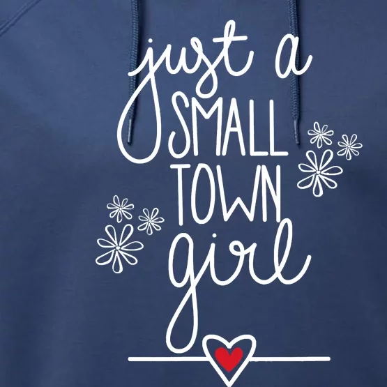 Just A Small Town Performance Fleece Hoodie