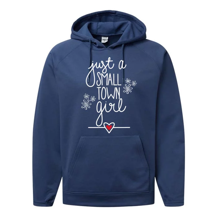 Just A Small Town Performance Fleece Hoodie