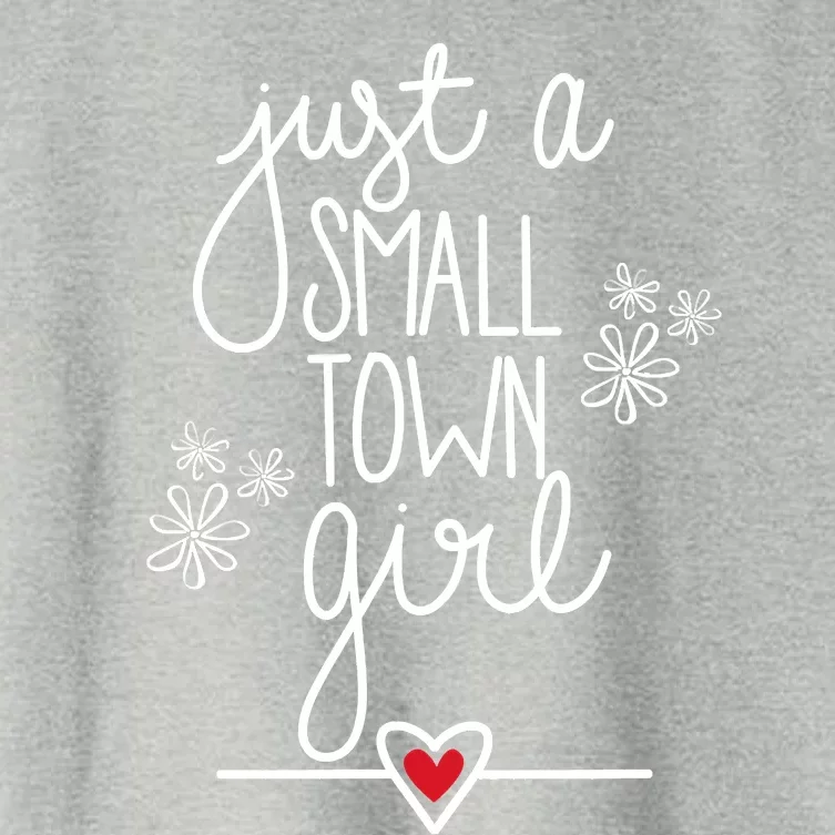 Just A Small Town Women's Crop Top Tee