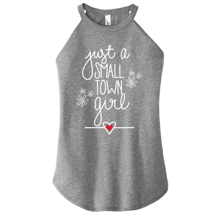 Just A Small Town Women’s Perfect Tri Rocker Tank