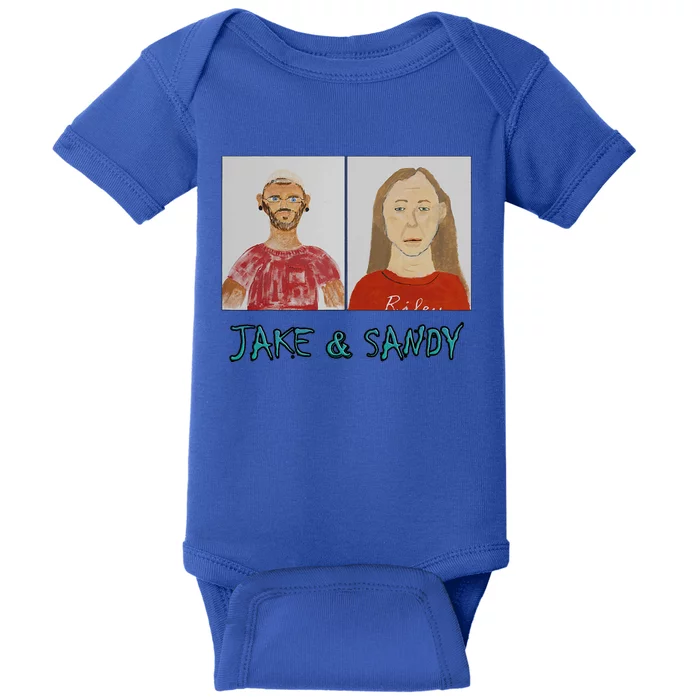 Jake And Sandy Portraits Baby Bodysuit