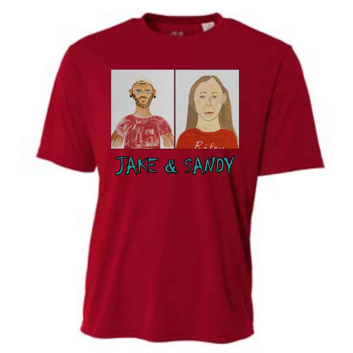 Jake And Sandy Portraits Cooling Performance Crew T-Shirt