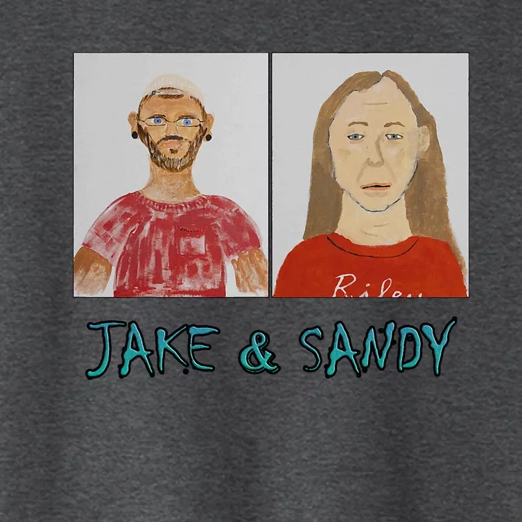 Jake And Sandy Portraits Women's Crop Top Tee