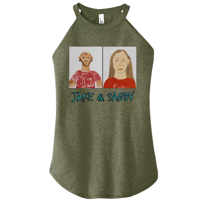 Jake And Sandy Portraits Women’s Perfect Tri Rocker Tank