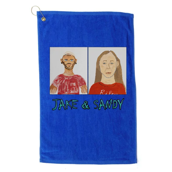 Jake And Sandy Portraits Platinum Collection Golf Towel