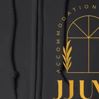 Jjune Accommodation Specialists Frontback Gold Full Zip Hoodie