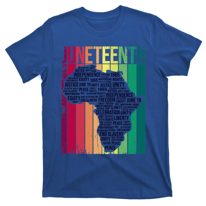 Juneteenth African Slave Freedom Black Mom Dad Cute Gift T-Shirt