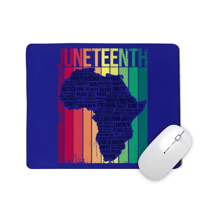 Juneteenth African Slave Freedom Black Mom Dad Cute Gift Mousepad