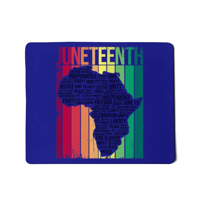 Juneteenth African Slave Freedom Black Mom Dad Cute Gift Mousepad