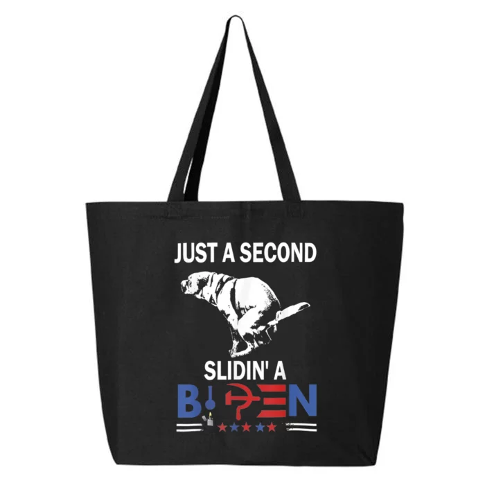 Just A Second Slidin' A Biden 25L Jumbo Tote