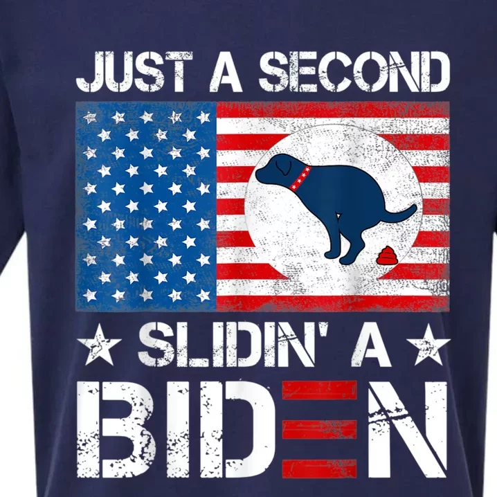 Just A Second Slidin' A Biden Sueded Cloud Jersey T-Shirt