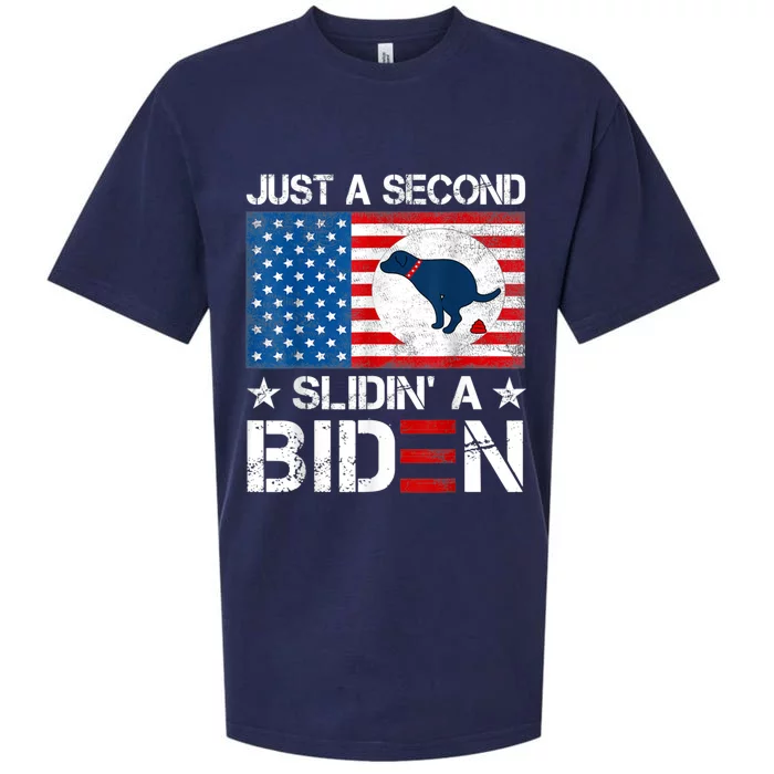 Just A Second Slidin' A Biden Sueded Cloud Jersey T-Shirt