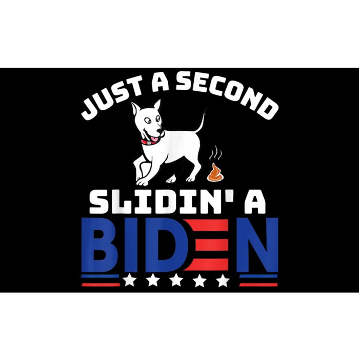 Just A Second Slidin’ A Biden – Funny Political Anti Biden Bumper Sticker