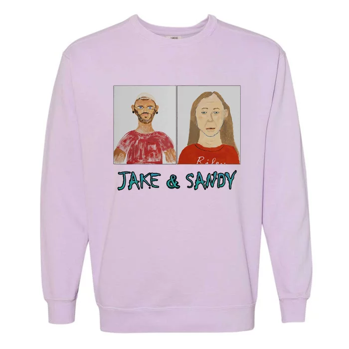 Jake And Sandy Portraits Garment-Dyed Sweatshirt