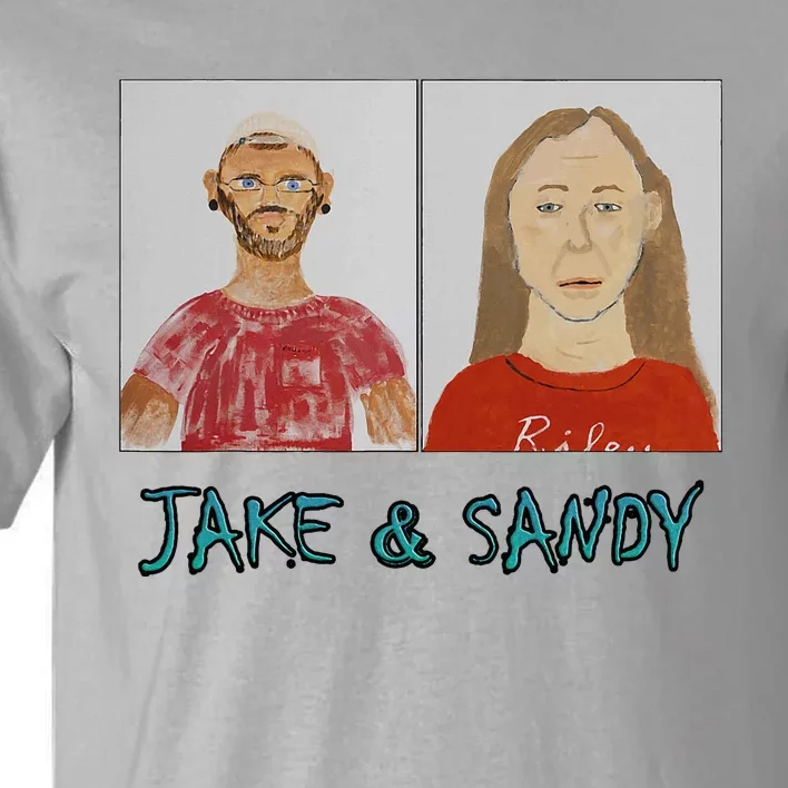 Jake And Sandy Portraits Tall T-Shirt