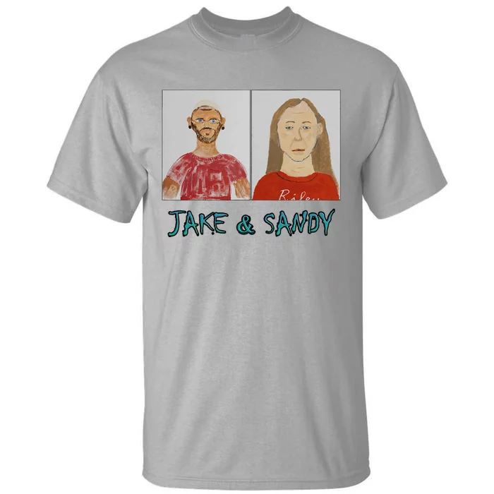 Jake And Sandy Portraits Tall T-Shirt